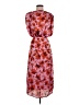 VICI 100% Polyester Print Orange Casual Dress Size S - photo 1