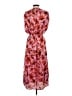 VICI 100% Polyester Print Orange Casual Dress Size S - photo 2