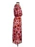 VICI 100% Polyester Print Orange Casual Dress Size S - photo 4