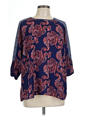 Forever 21 Plus 3/4 Sleeve Blouse (view 1)