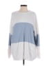 Pink Lily 100% Polyester Color Block White Pullover Sweater Size M - photo 1