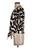 C by ONE 100% Rayon Animal Print Tan Short Sleeve Blouse Size XS - photo 5