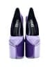 Versace Purple Heels Size EU (IT) 37 1/2 / US 7 1/2 - photo 2