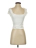 Shein Ivory Short Sleeve Top Size 2 - photo 1