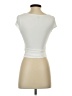 Shein Ivory Short Sleeve Top Size 2 - photo 2