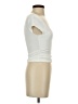 Shein Ivory Short Sleeve Top Size 2 - photo 4