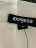 Express Outlet Solid Ivory White Jumpsuit Size XS - photo 4
