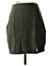 Blue Blush Solid Green Casual Skirt Size S - photo 1