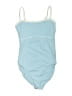 Unbranded Solid Blue One Piece Swimsuit Size M - photo 1