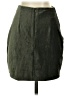 Blue Blush Solid Green Casual Skirt Size S - photo 2