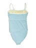 Unbranded Solid Blue One Piece Swimsuit Size M - photo 2