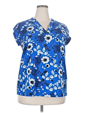 Hilary Radley Short Sleeve Blouse (view 1)