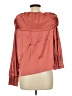 Grace Karin Orange Long Sleeve Blouse Size L - photo 2