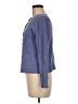 Kate Hill Blue Long Sleeve Blouse Size M - photo 5