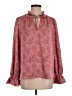 J.Crew 100% Polyester Pink Long Sleeve Blouse Size S - photo 1