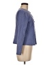 Kate Hill Blue Long Sleeve Blouse Size M - photo 4