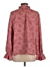 J.Crew 100% Polyester Pink Long Sleeve Blouse Size S - photo 2