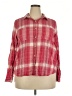 Universal Thread 100% Cotton Plaid Red Long Sleeve Button-Down Shirt Size XXL - photo 1