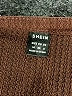 Shein 100% Polyester Solid Burgundy Casual Skirt Size M - photo 4