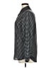 Equipment 100% Polyester Houndstooth Black Long Sleeve Blouse Size L - photo 5