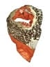 Unbranded Animal Print Orange Scarf One size - photo 1