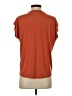 Tahari Orange Short Sleeve Blouse Size S - photo 2