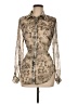 Edit By Nine 100% Polyester Animal Print Ivory Long Sleeve Blouse Size M - photo 1
