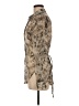 Edit By Nine 100% Polyester Animal Print Ivory Long Sleeve Blouse Size M - photo 5