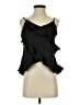 Scoop 100% Polyester Black Sleeveless Blouse Size XS - photo 1