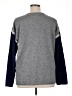 Johnny Was Chevron-herringbone Blue Wool Pullover Sweater Size XL - photo 2
