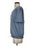 Adrienne Vittadini Blue Short Sleeve Blouse Size S - photo 5