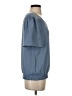 Adrienne Vittadini Blue Short Sleeve Blouse Size S - photo 4