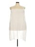 Unbranded Ivory Sleeveless Blouse Size 22 - photo 1