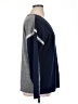 Johnny Was Chevron-herringbone Blue Wool Pullover Sweater Size XL - photo 4
