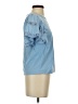 Self Contrast Blue Short Sleeve Top Size S - photo 4