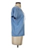 T Tahari Blue Short Sleeve Top Size S - photo 4
