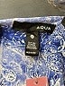 Aqua 100% Polyester Paisley Blue Casual Dress Size L - photo 7
