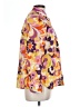 J.Crew Collection 100% Cotton Print Purple Long Sleeve Blouse Size 10 - photo 4