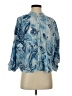 Pilcro Blue 3/4 Sleeve Blouse Size XXS - photo 1