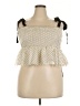 Shein Curve 100% Polyamide Ivory Sleeveless Blouse Size 20 Plus (4) - photo 1