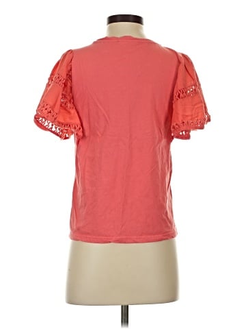Self Contrast Short Sleeve Top (view 2)