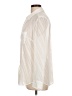 Ann Taylor 100% Polyester Chevron-herringbone Ivory Long Sleeve Blouse Size 10 - photo 5