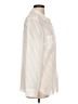 Ann Taylor 100% Polyester Chevron-herringbone Ivory Long Sleeve Blouse Size 10 - photo 4