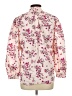 J.Crew 100% Cotton Floral Pink 3/4 Sleeve Blouse Size 10 - photo 2