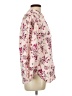 J.Crew 100% Cotton Floral Pink 3/4 Sleeve Blouse Size 10 - photo 4