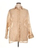 Chaus Metallic Gold 3/4 Sleeve Blouse Size 1X - photo 1