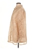 Chaus Metallic Gold 3/4 Sleeve Blouse Size 1X - photo 5