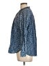 J.Crew Polka Dots Blue Long Sleeve Blouse Size 10 - photo 5