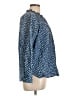 J.Crew Polka Dots Blue Long Sleeve Blouse Size 10 - photo 4