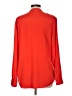 Calvin Klein 100% Polyester Orange Long Sleeve Blouse Size L - photo 2